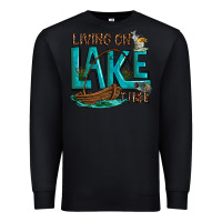Black living on lake time Premium Sweatshirt - texasbilliewilder