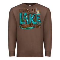 Chestnut living on lake time Premium Sweatshirt - texasbilliewilder
