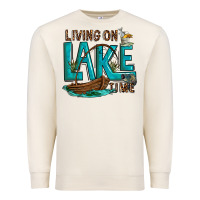 Sandshell living on lake time Premium Sweatshirt - texasbilliewilder