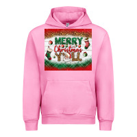 Fuchsia Pink merry christmas y'all tumbler Urban Hoodie - BundleAndBundleShop