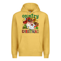 Antique Gold Country Christmas Premium Hoodie - BundleAndBundleShop