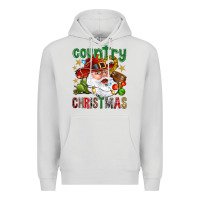 Dove Grey Country Christmas Premium Hoodie - BundleAndBundleShop