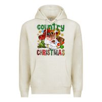 Oatmeal Heather Country Christmas Premium Hoodie - BundleAndBundleShop