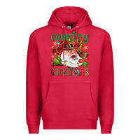 Cardinal Country Christmas Premium Hoodie - BundleAndBundleShop