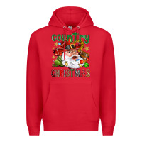 Red Country Christmas Premium Hoodie - BundleAndBundleShop