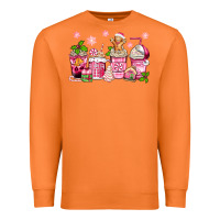Carrot pink christmas coffee cups Premium Sweatshirt - Zillion Design Studio