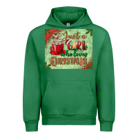 Emerald just a girl who loves christmas mousepad Urban Hoodie - BundleAndBundleShop