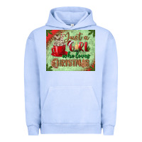 Pigment Grape Ice just a girl who loves christmas mousepad Urban Hoodie - BundleAndBundleShop