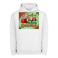 Pigment Lunar Rock just a girl who loves christmas mousepad Urban Hoodie - BundleAndBundleShop