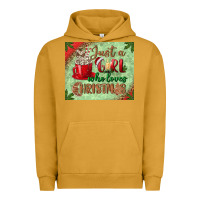 Pigment Peanut Butter just a girl who loves christmas mousepad Urban Hoodie - BundleAndBundleShop