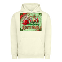 Pigment Pistachio just a girl who loves christmas mousepad Urban Hoodie - BundleAndBundleShop