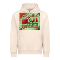 Sandshell just a girl who loves christmas mousepad Urban Hoodie - BundleAndBundleShop