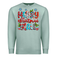 Seafoam merry christmas y'all Premium Sweatshirt - Zillion Design Studio