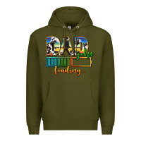 Army Green dad joke loading Premium Hoodie - AdoDesignShop