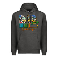 Charcoal Heather dad joke loading Premium Hoodie - AdoDesignShop