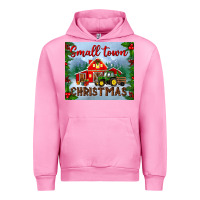 Fuchsia Pink small town christmas mousepad Urban Hoodie - BundleAndBundleShop