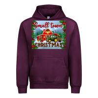 Mauve Wine small town christmas mousepad Urban Hoodie - BundleAndBundleShop