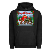 Pigment Black small town christmas mousepad Urban Hoodie - BundleAndBundleShop