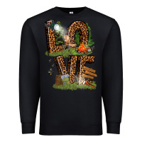 Black love camping Premium Sweatshirt - texasbilliewilder