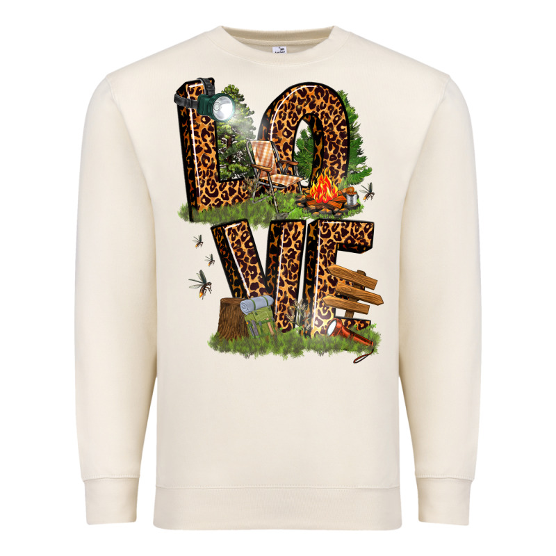 Love Camping Premium Sweatshirt by texasbilliewilder | Teevron