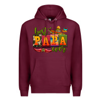 Burgundy best papa ever Premium Hoodie - AdoDesignShop