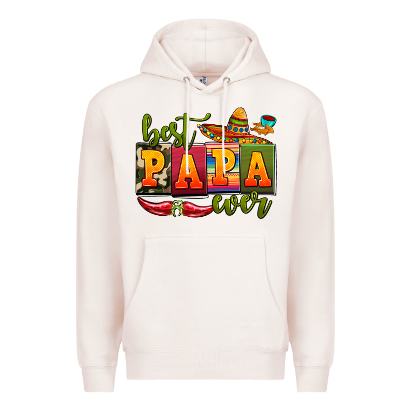 Best Papa Ever Premium Hoodie by AdoDesignShop | Teevron