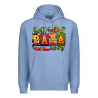 Colony Blue best papa ever Premium Hoodie - AdoDesignShop