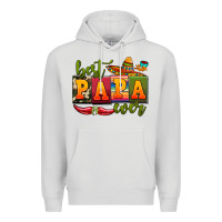 Dove Grey best papa ever Premium Hoodie - AdoDesignShop