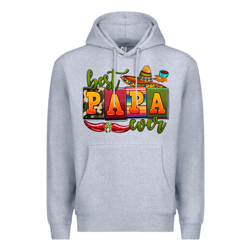 Best Papa Ever Premium Hoodie by AdoDesignShop | Teevron