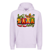 Lilac best papa ever Premium Hoodie - AdoDesignShop