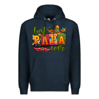 Navy best papa ever Premium Hoodie - AdoDesignShop