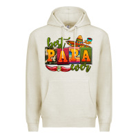 Oatmeal Heather best papa ever Premium Hoodie - AdoDesignShop