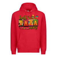 Red best papa ever Premium Hoodie - AdoDesignShop