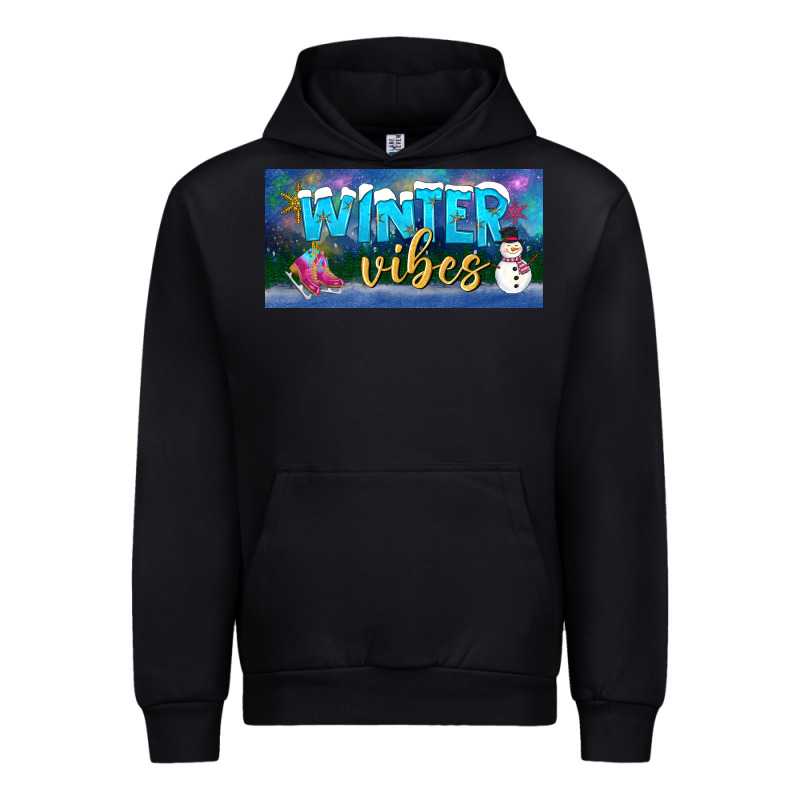 Winter Vibes License Plate Urban Hoodie by BundleAndBundleShop | Teevron