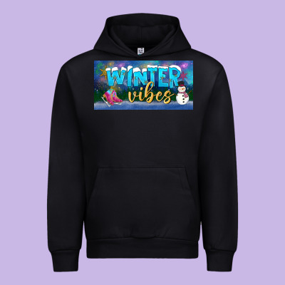 Winter Vibes License Plate Urban Hoodie Designed By Bundleandbundleshop