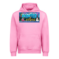 Fuchsia Pink winter vibes license plate Urban Hoodie - BundleAndBundleShop