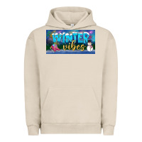 Pigment French Oak winter vibes license plate Urban Hoodie - BundleAndBundleShop