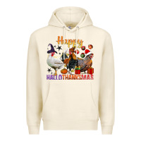 Tofu Happy Hallothanksmas Chick Premium Hoodie - BundleAndBundleShop