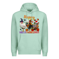 Seafoam Happy Hallothanksmas Chick Premium Hoodie - BundleAndBundleShop