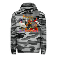 Slate Camo Happy Hallothanksmas Chick Premium Hoodie - BundleAndBundleShop