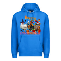 True Royal Happy Hallothanksmas Chick Premium Hoodie - BundleAndBundleShop