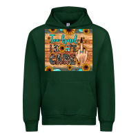 Forest Green too bad i don't care Urban Hoodie - JahusDesignShop