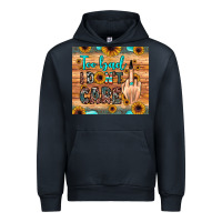 Navy too bad i don't care Urban Hoodie - JahusDesignShop