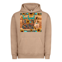 Pigment Burro too bad i don't care Urban Hoodie - JahusDesignShop