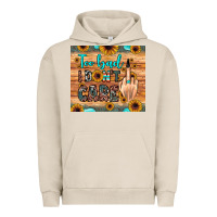 Pigment French Oak too bad i don't care Urban Hoodie - JahusDesignShop