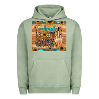 Pigment Oil Green too bad i don't care Urban Hoodie - JahusDesignShop