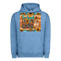 Pigment Pebble Blue too bad i don't care Urban Hoodie - JahusDesignShop