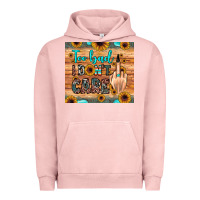 Pigment Salmon too bad i don't care Urban Hoodie - JahusDesignShop