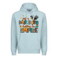 Blue Mist just a nail boss building her empire Premium Hoodie - AdoDesignShop