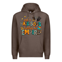 Coffee just a nail boss building her empire Premium Hoodie - AdoDesignShop